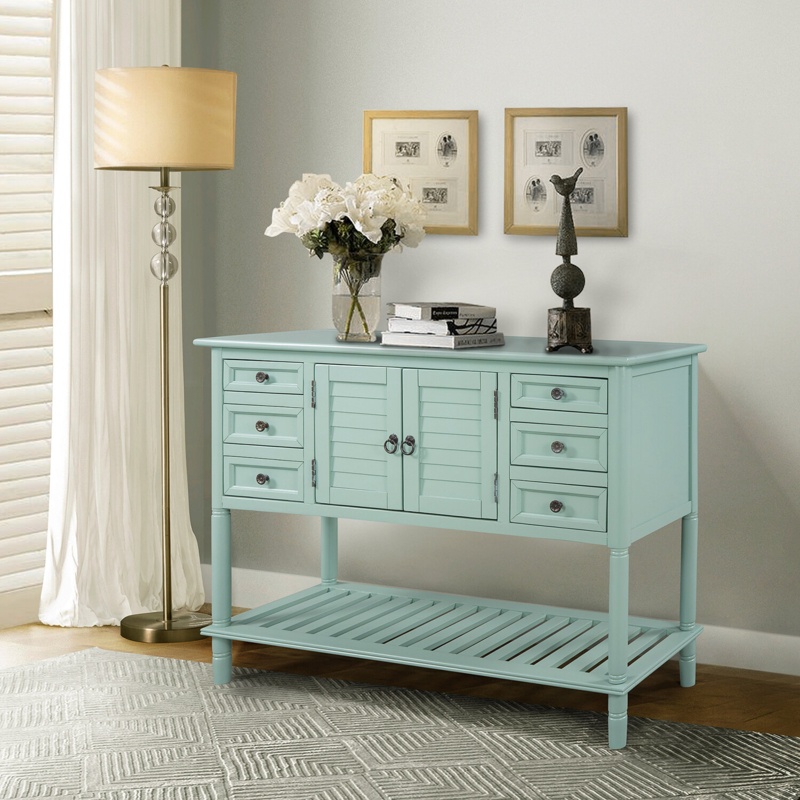 45.2'' Wide 6 Drawer Buffet Table