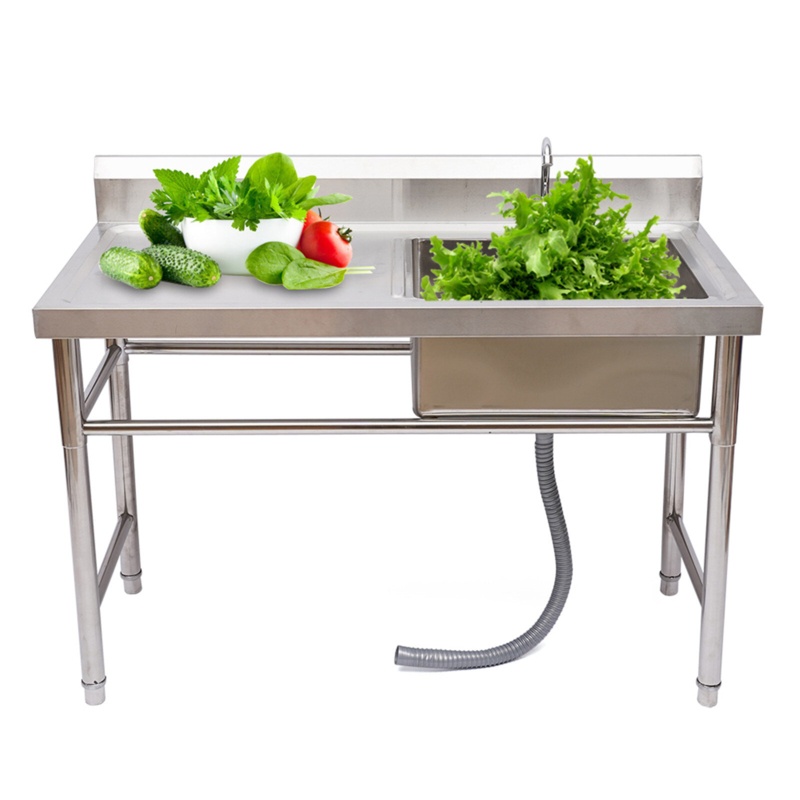 47.24'' L x 23.62'' W Free Standing Handwash Station with Faucet