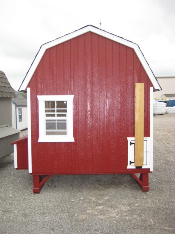 48 Square Feet Walk In Chicken Coop with Nesting Box