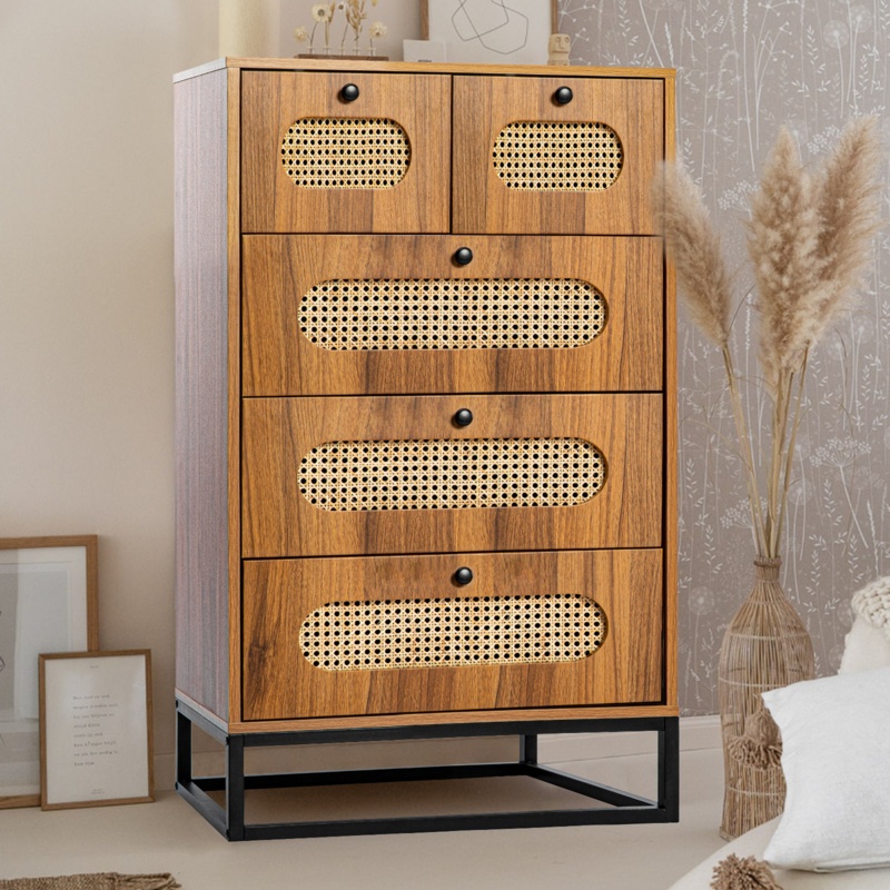 49.21'' Tall 5 - Drawer Accent Chest