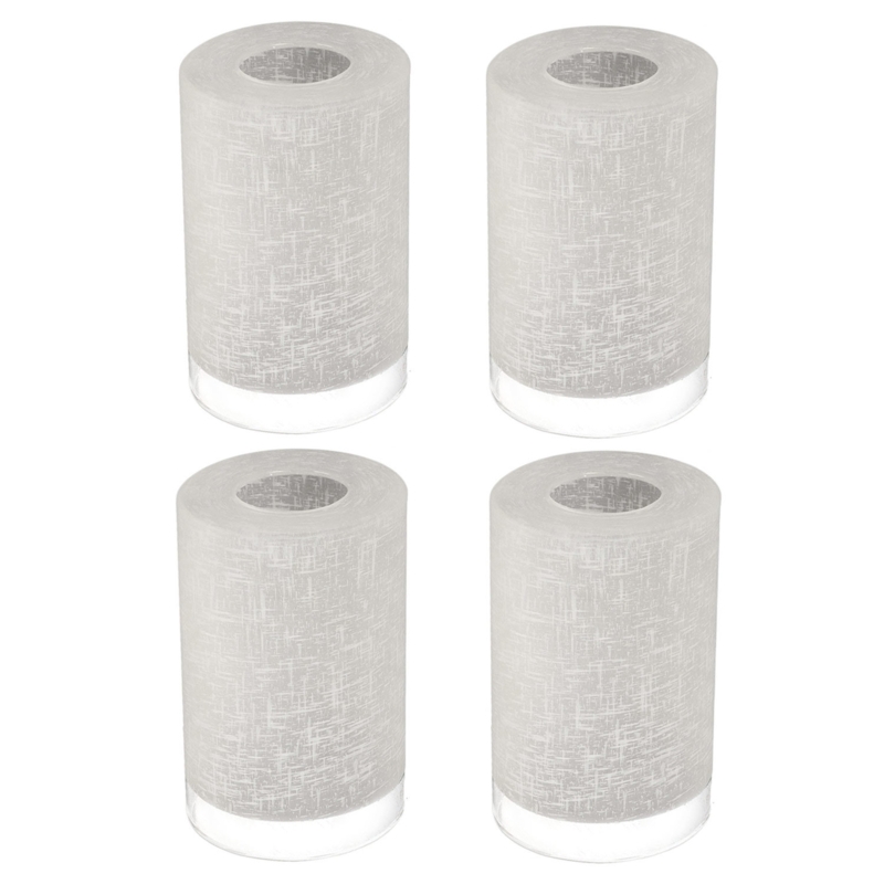 Checkered Glass Replacement Shade Set