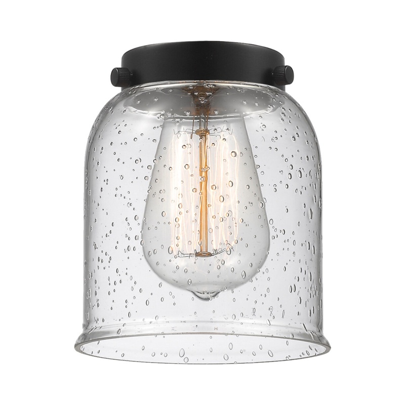 5.75'' H Glass Bell Pendant Shade ( Fitter ) in Seedy