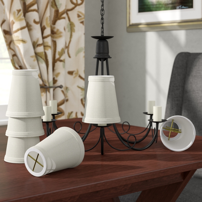 Empire Shape Clip-On Lamp Shade Set