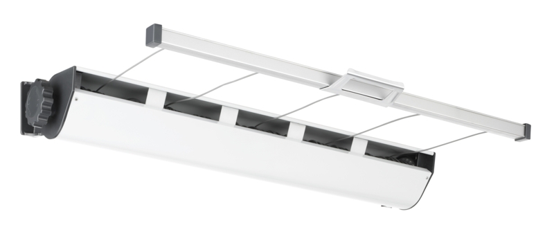Wall-Mounted Retractable 5-Line Clothesline