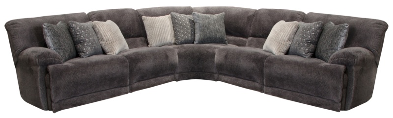5 - Piece Upholstered Reclining Sectional