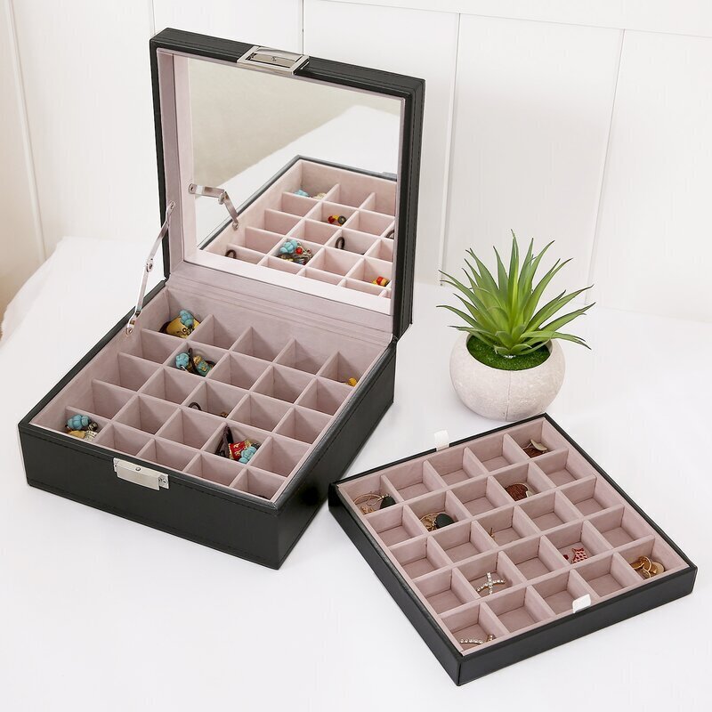 50 Slot Travel Earring Organizer