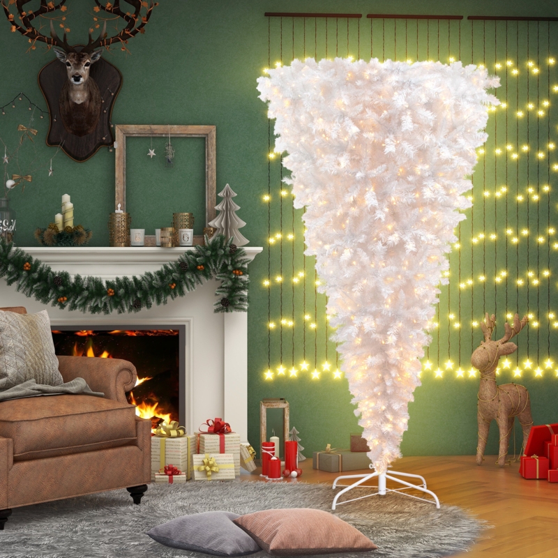 Unique Inverted Christmas Tree with LED Lights