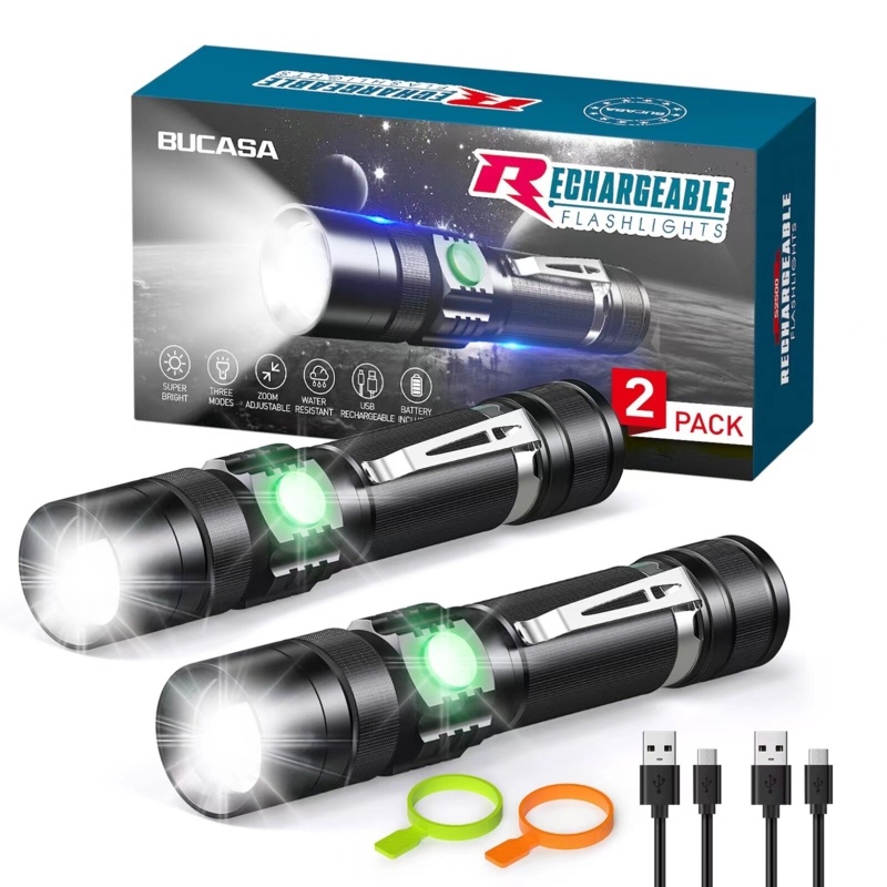 6" H Battery Powered Flashlight