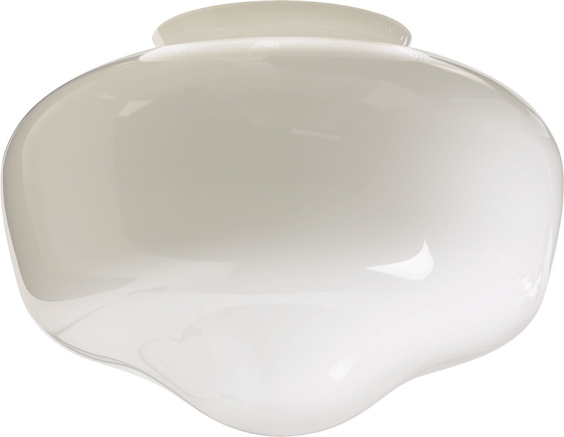 6'' H Glass Novelty Lamp Shade ( Screw On ) in White