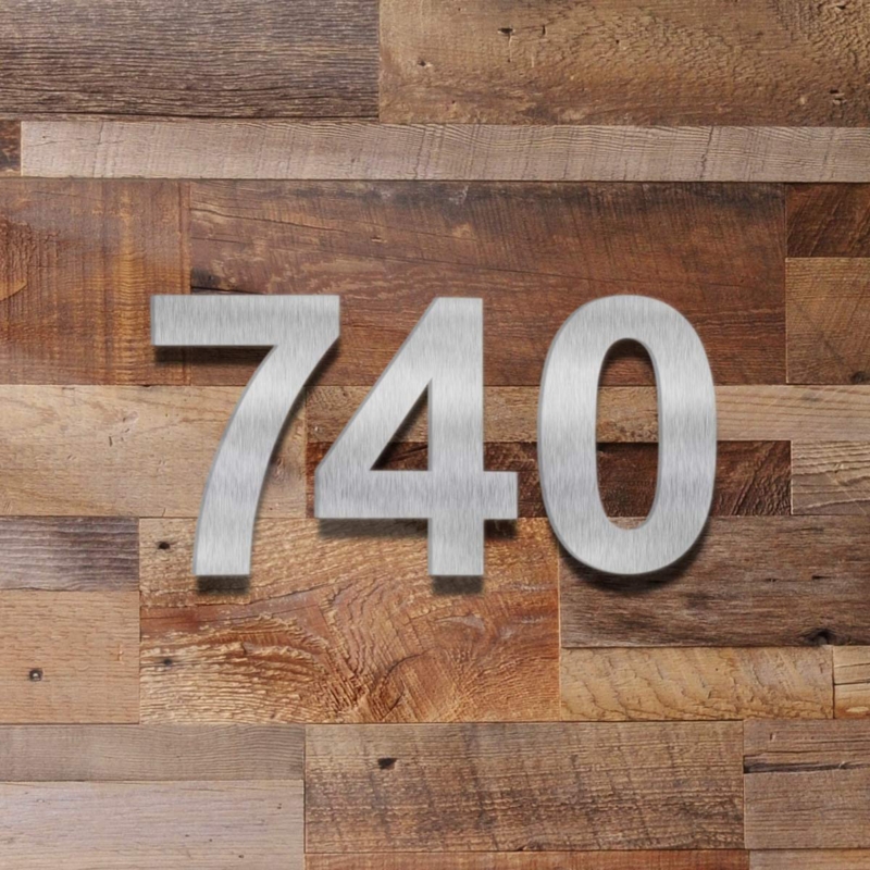 Stainless Steel Number Doorplate