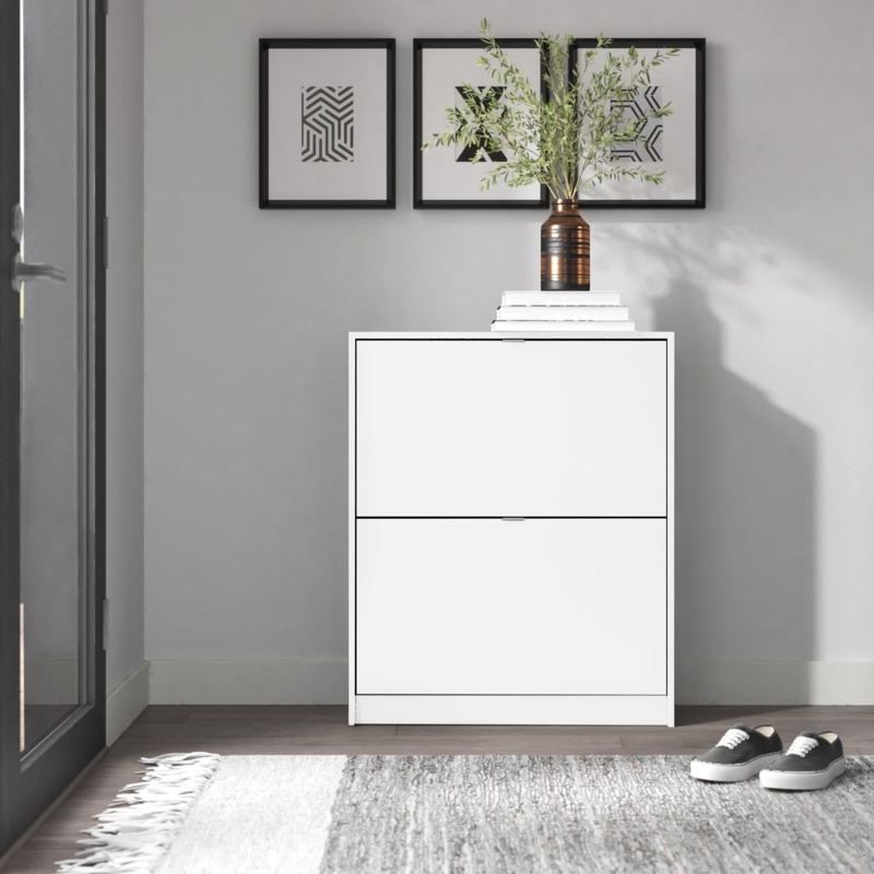 6 Pairs Manufactured Wood Shoe Storage Cabinet
