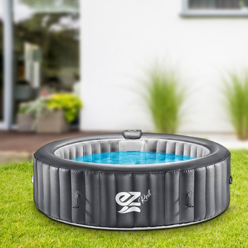 Inflatable Spa with Bubble Jets and LED Lighting