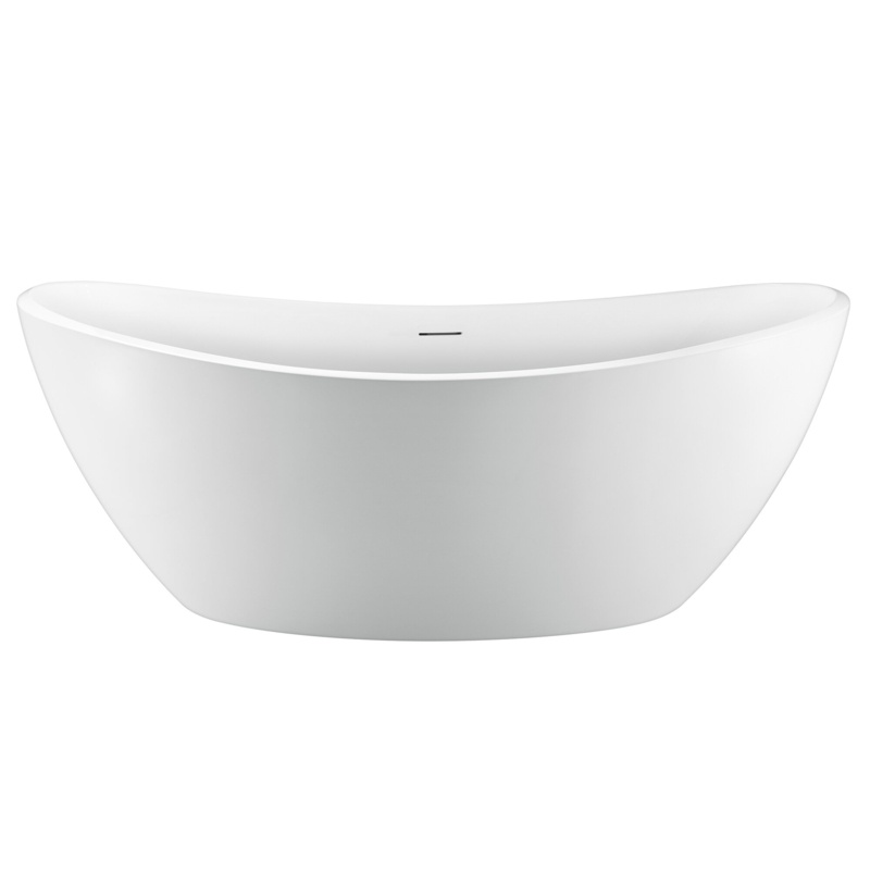 63'' x 29.9'' Freestanding Soaking Acrylic Bathtub
