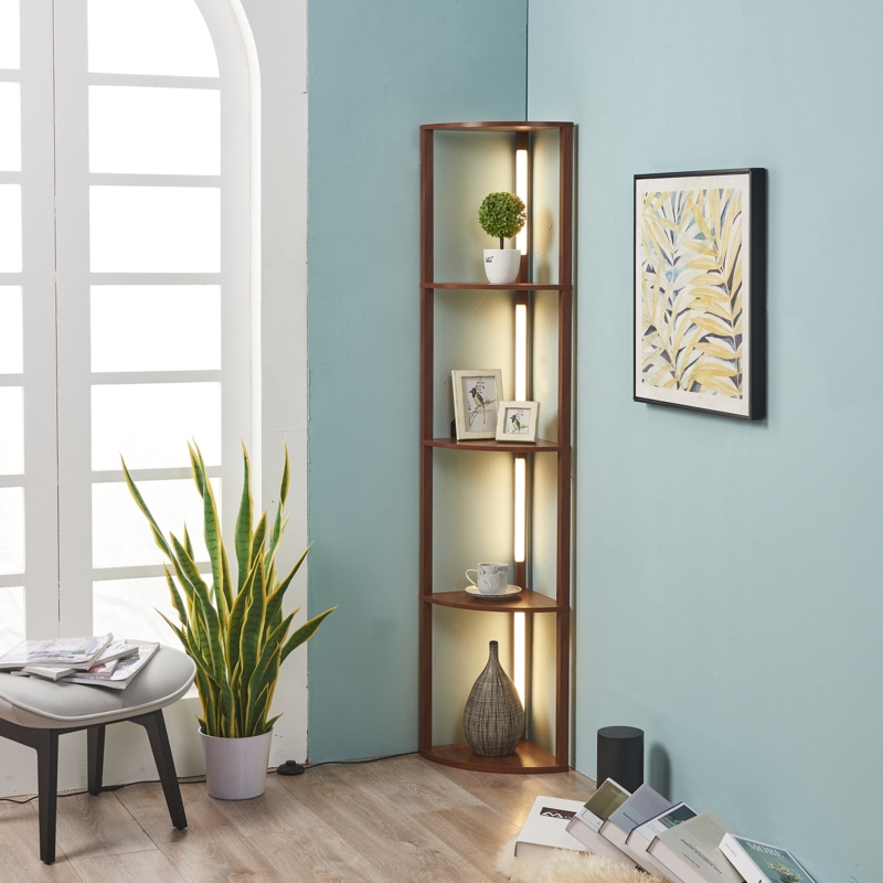 LED Integrated Display Shelf