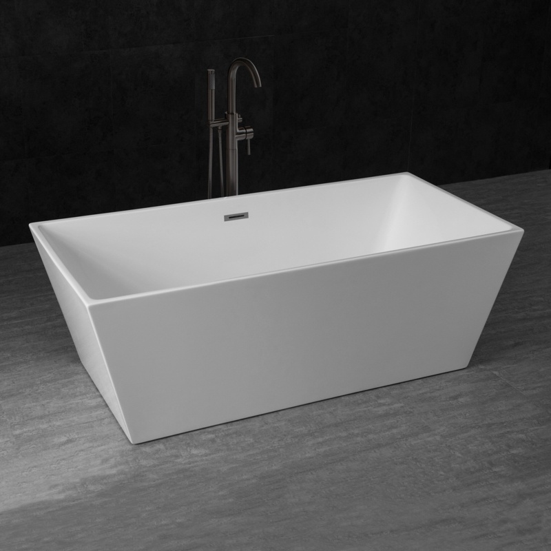67'' x 31.5'' Freestanding Soaking Acrylic Bathtub