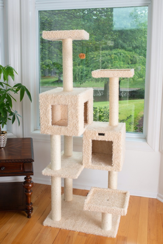 67" Zuckerman Real Wood Cat Tree