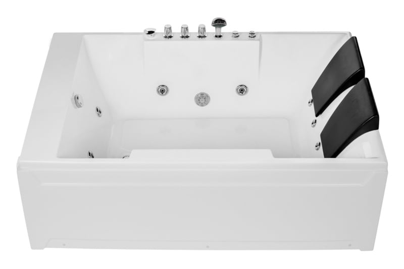 71.625'' x 48.0625'' Alcove/Tile In Whirlpool Acrylic Bathtub with Faucet
