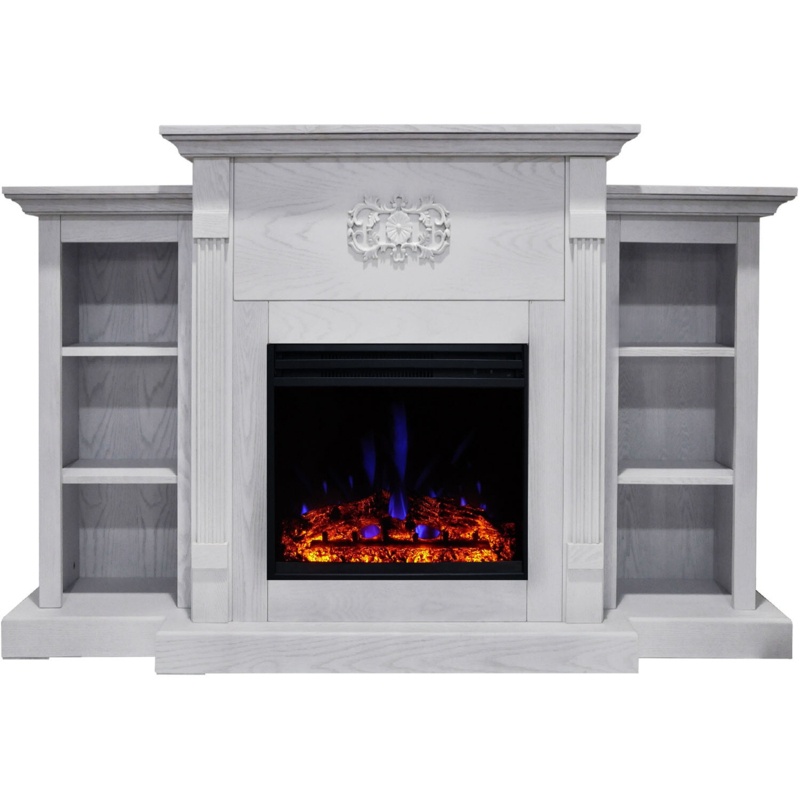 72.3'' W Electric Fireplace