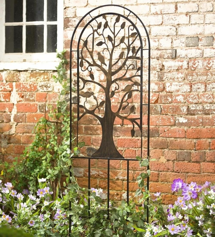 72'' H x 24'' W Metal Arched Trellis