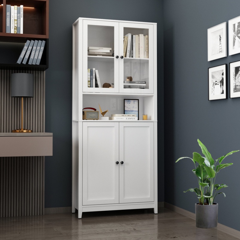 74.8'' H x 31.5'' W Standard Bookcase