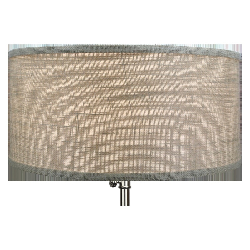 8'' H x 17'' W Linen Drum Lamp Shade ( Spider )