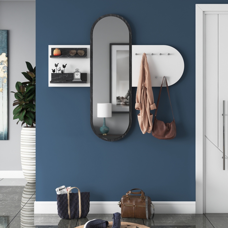 Sleek Multi-Purpose Shelving Unit