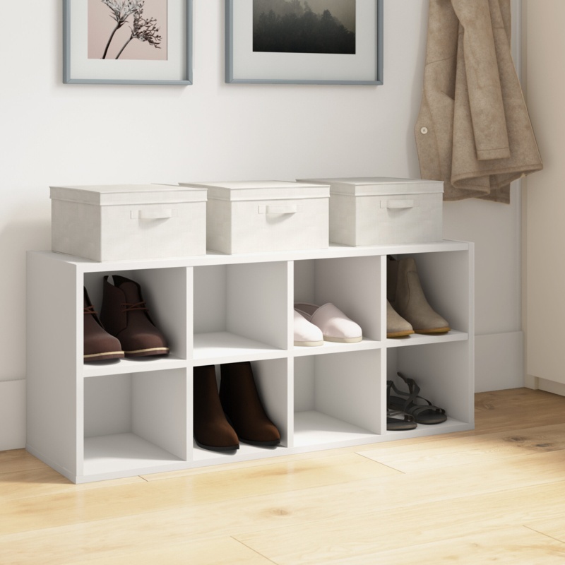 8 Pair Stackable Shoe Rack