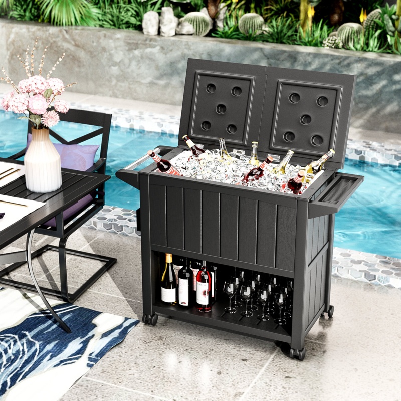 80 Qt. Resin Patio Cooler