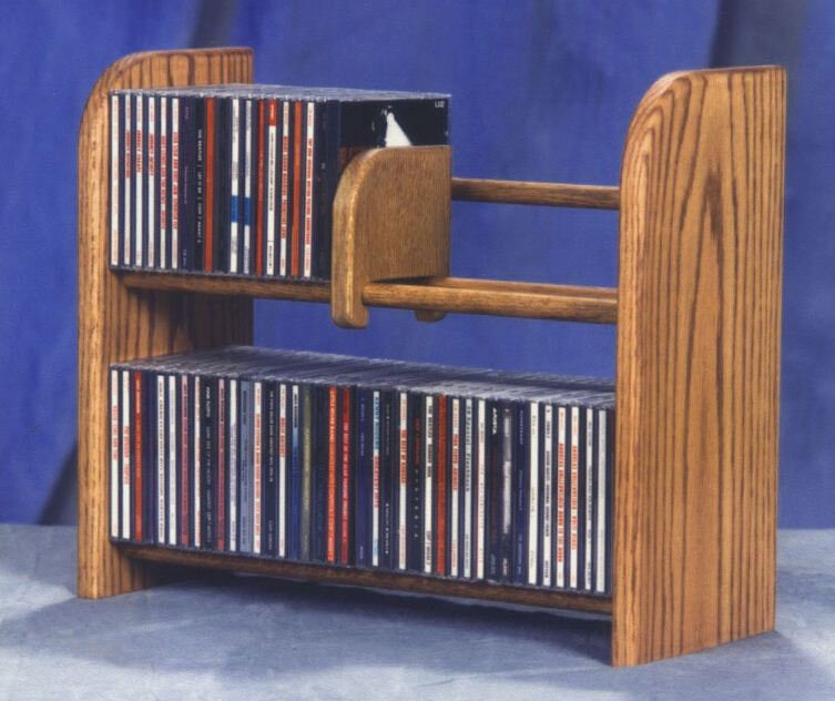 84 CD Multimedia Dowel Rack Media Storage