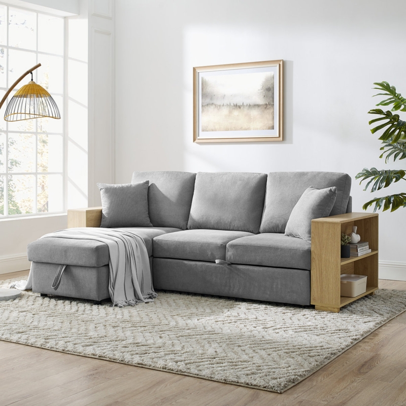Contemporary Reversible Chaise Sectional Sofa