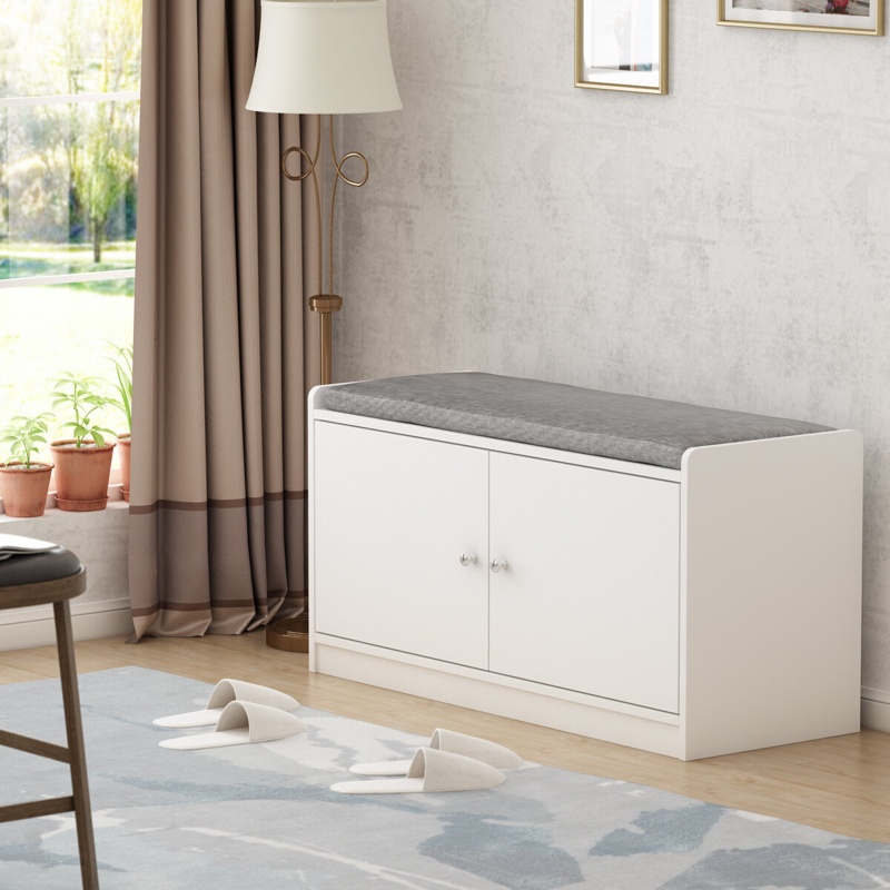 9-Pair Shoe Storage Bench