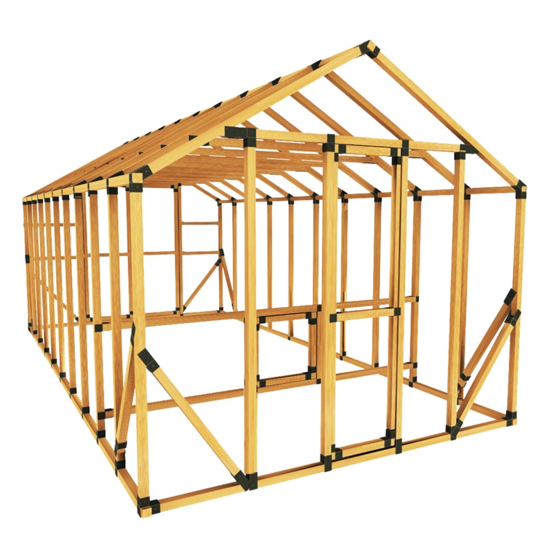 90 Square Feet Chicken Coop with Chicken Run
