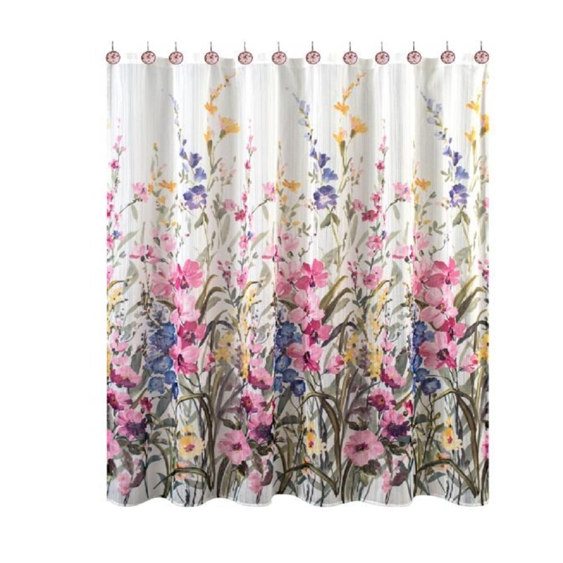 Aadityaram Floral Single Shower Curtain