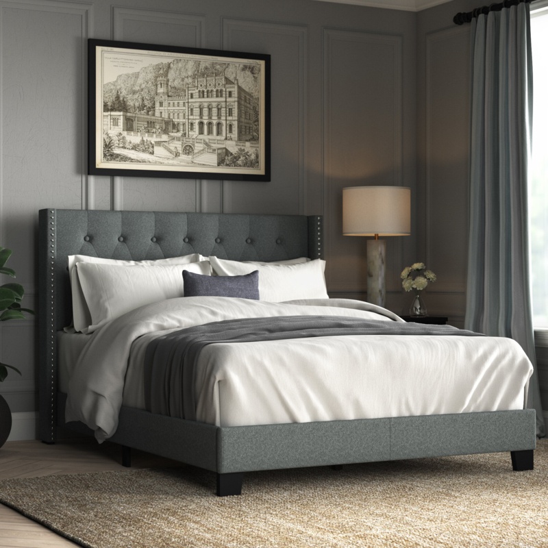 Aadvik Upholstered Bed