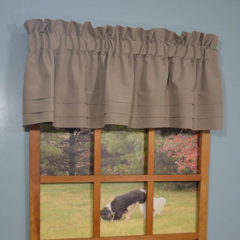 Aaf Tailored 56'' Window Valance