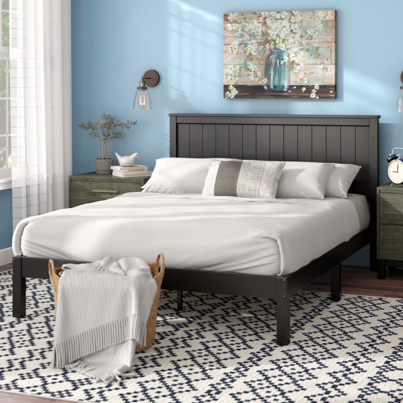 Aalke Solid Wood Bed