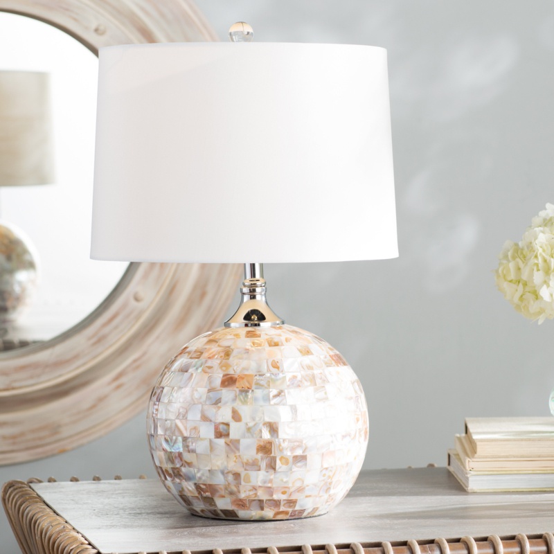 Mosaic Shell Table Lamp