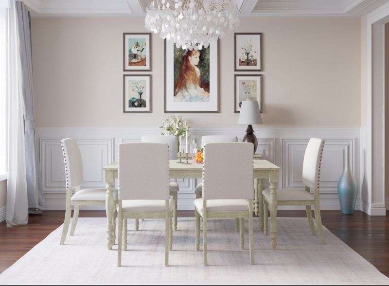 Abderdeen 6 - Person Dining Set