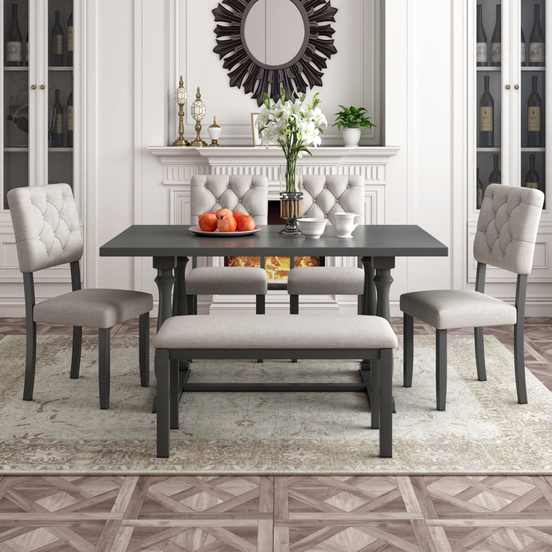 Abdulazis 6 - Person Dining Set