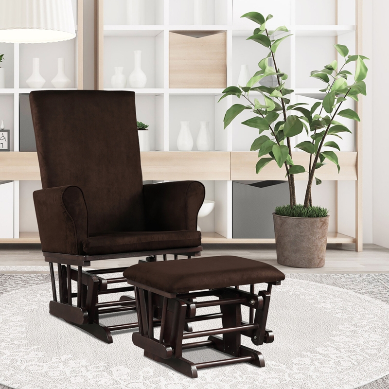 Rocking Chair and Ottoman Set