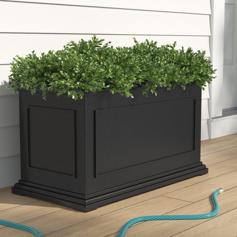 Abram Self-Watering Plastic Planter Box