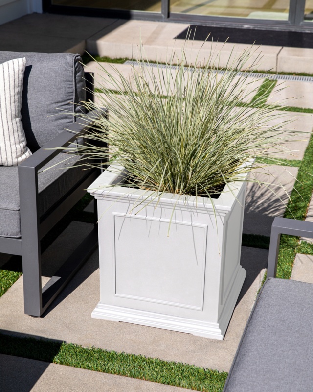 Abram Self-Watering Plastic Planter Box