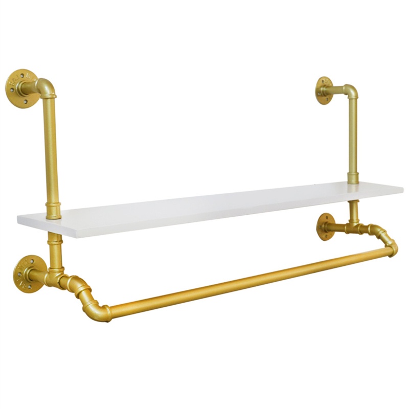 Abryelle 39.37'' Wall Mounted Clothes Rack