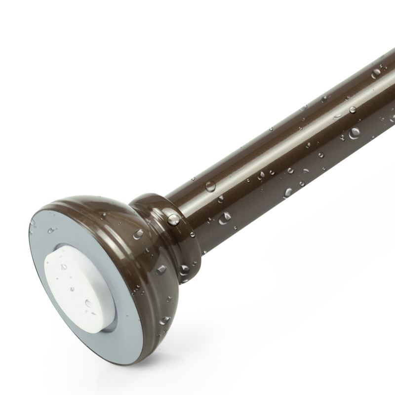 Adjustable Shower Curtain Rod with Spring Tension