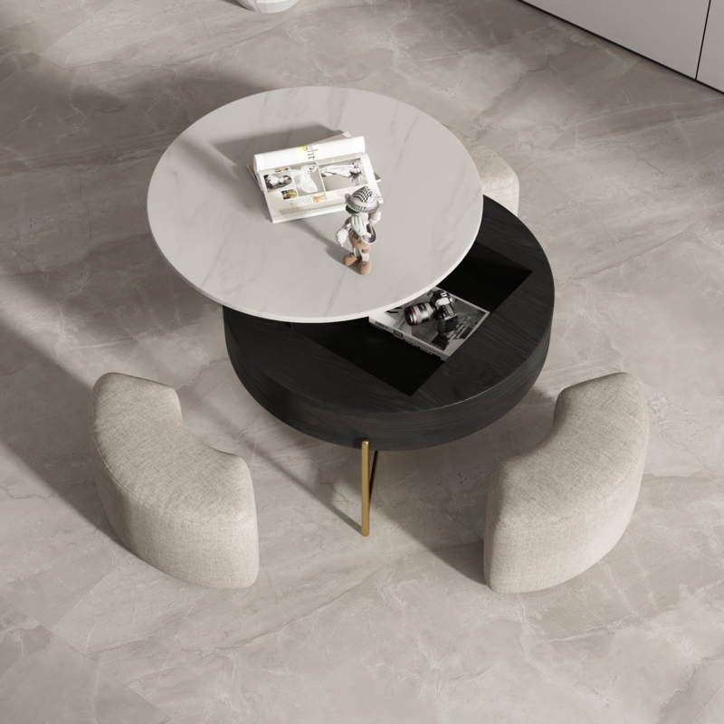 Elegant Sintered Stone Lifting-Top Table