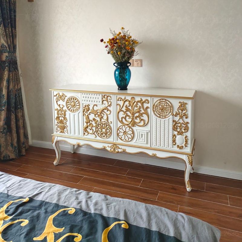 European Light Luxury Accent Cabinet