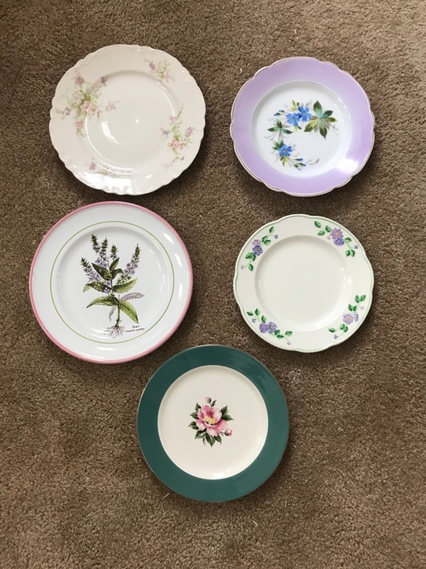 Agawam Porcelain Decorative Plate - Set of 5+