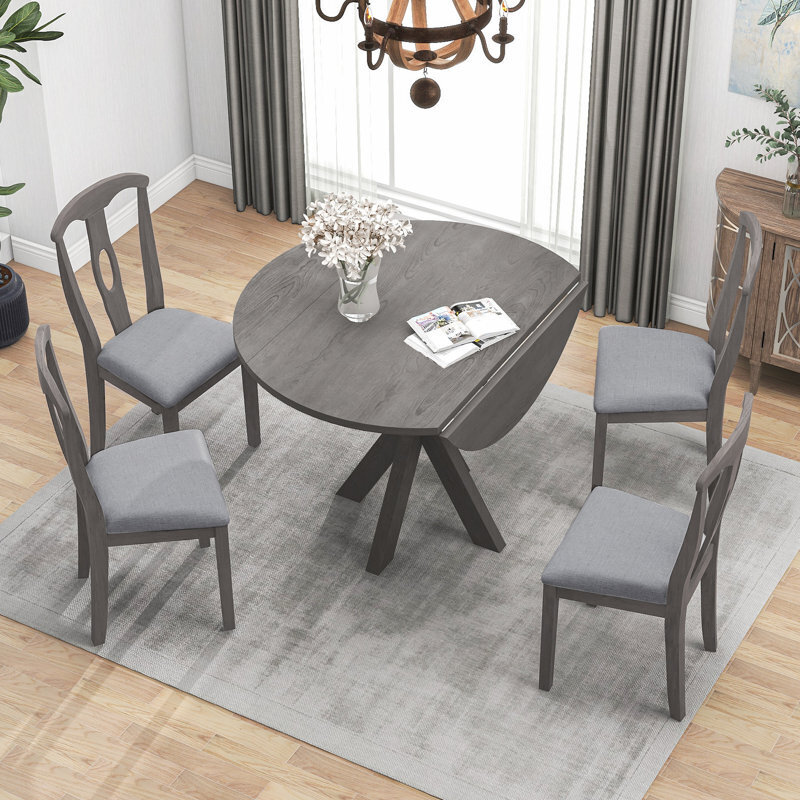 Round Dining Room Sets With Leaf