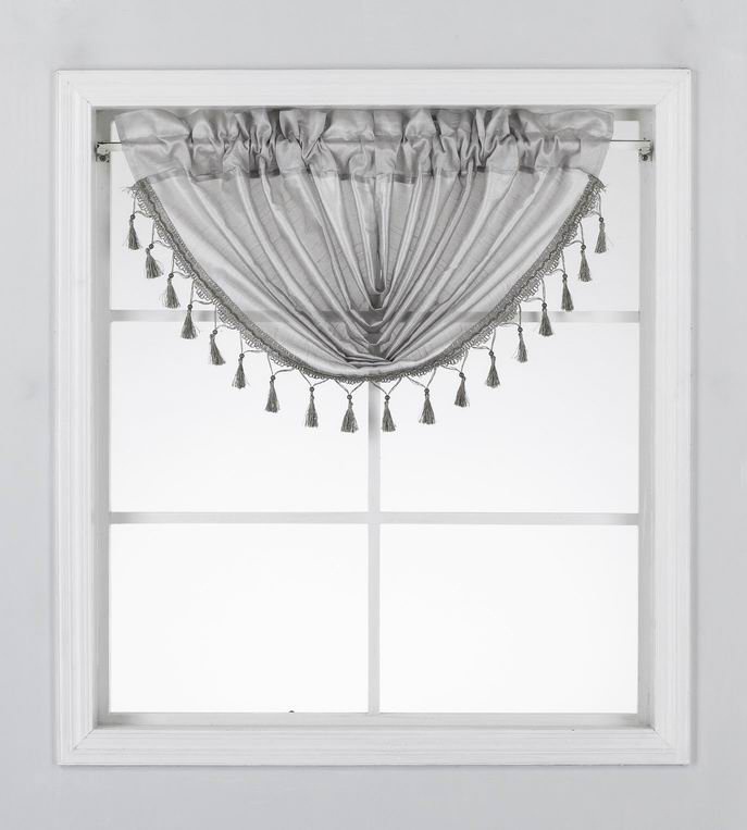 Aguiniga Waterfall 38'' Window Valance
