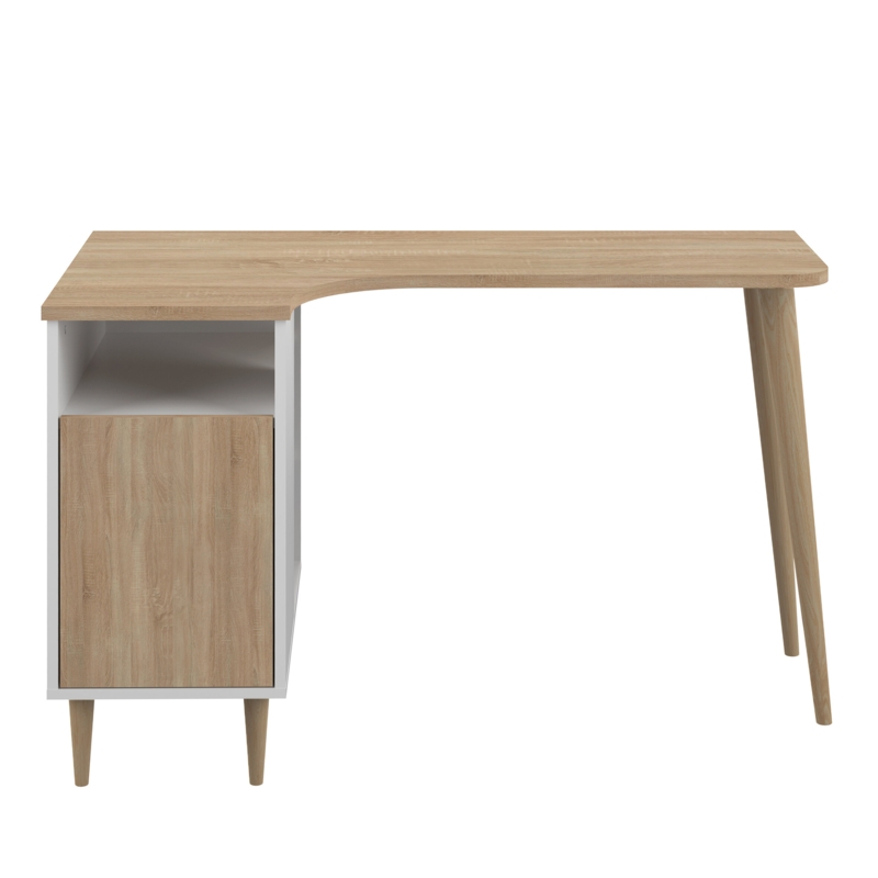 Mid-Century Desk with Adjustable Storage